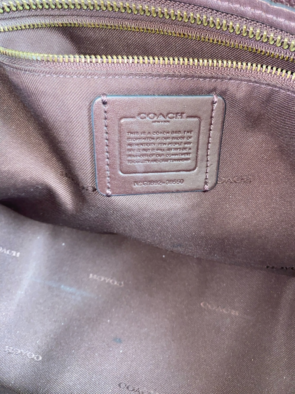 Authentic Coach Dreamer Satchel in Oxblood Burgundy Luxury - Picture 15 of 16